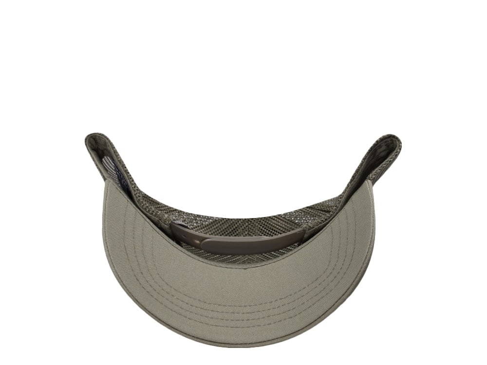 Von Dutch Oval Patch Olive Trucker Snapback Cap