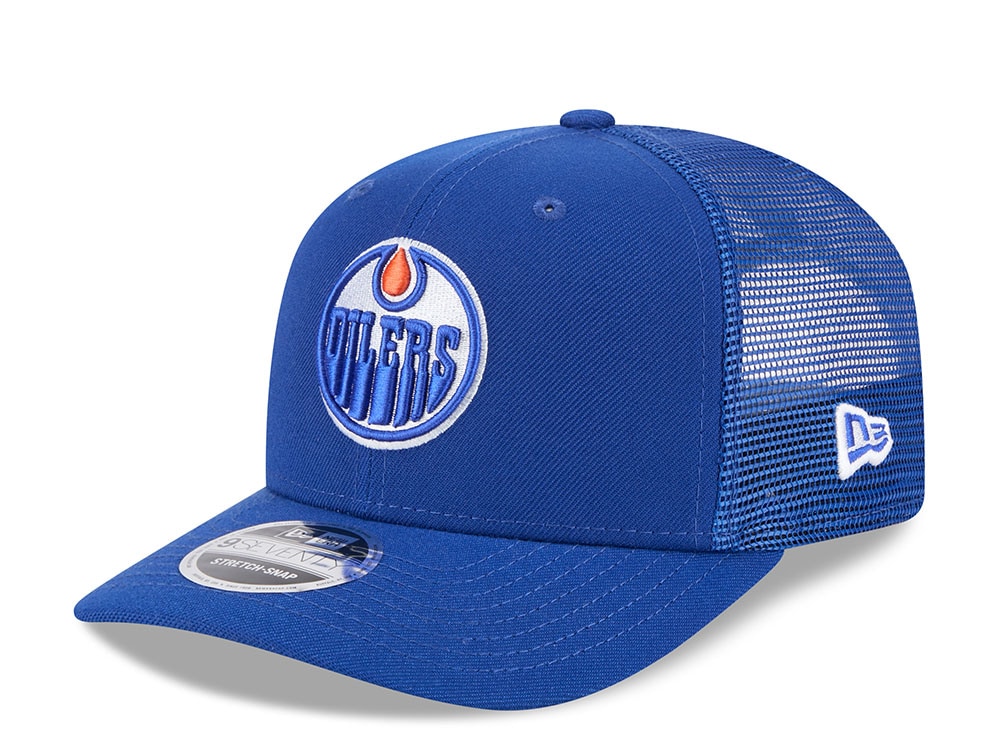 New Era Edmonton Oilers Blue Edition 9Seventy Trucker Snapback Cap