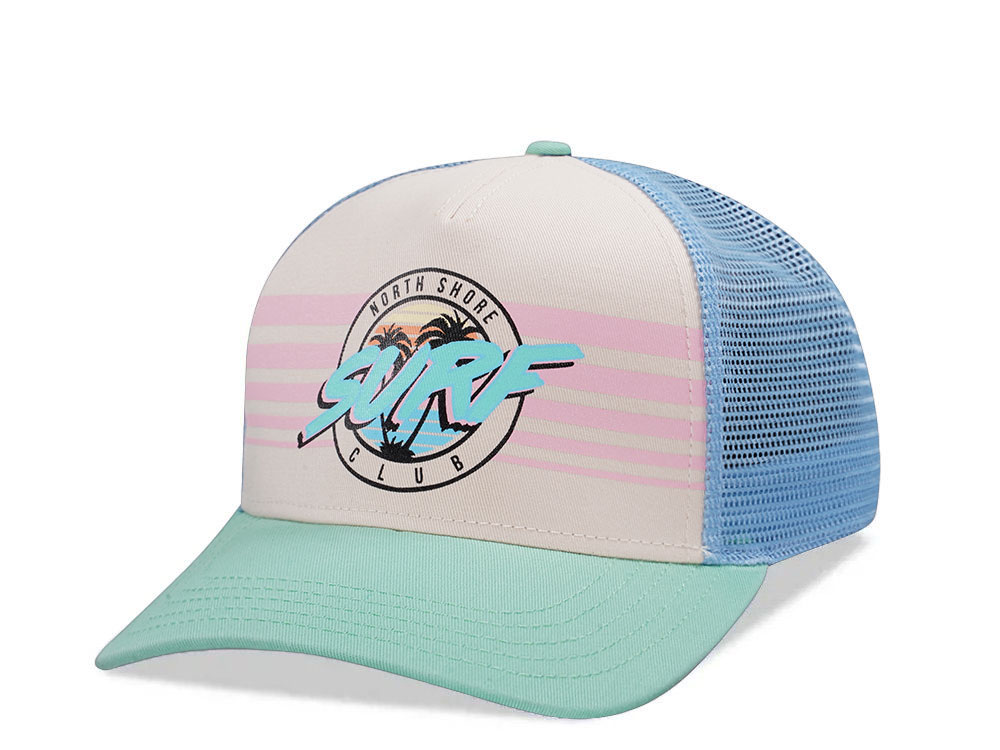American Needle Surf Sinclair Light Blue Edition Trucker Snapback Cap