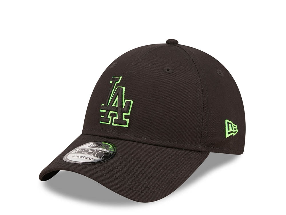 New Era Los Angeles Dodgers League Essential Black 9Forty Strapback Cap