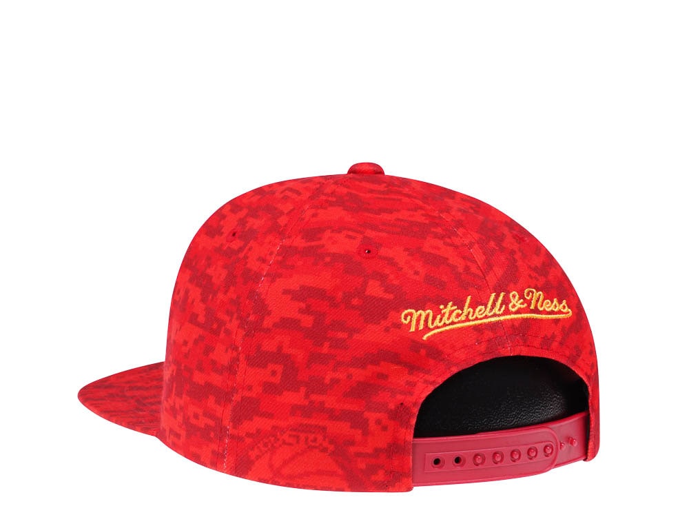 Mitchell & Ness Houston Rockets NBA Team Digi Camo Hardwood Classic Snapback Cap