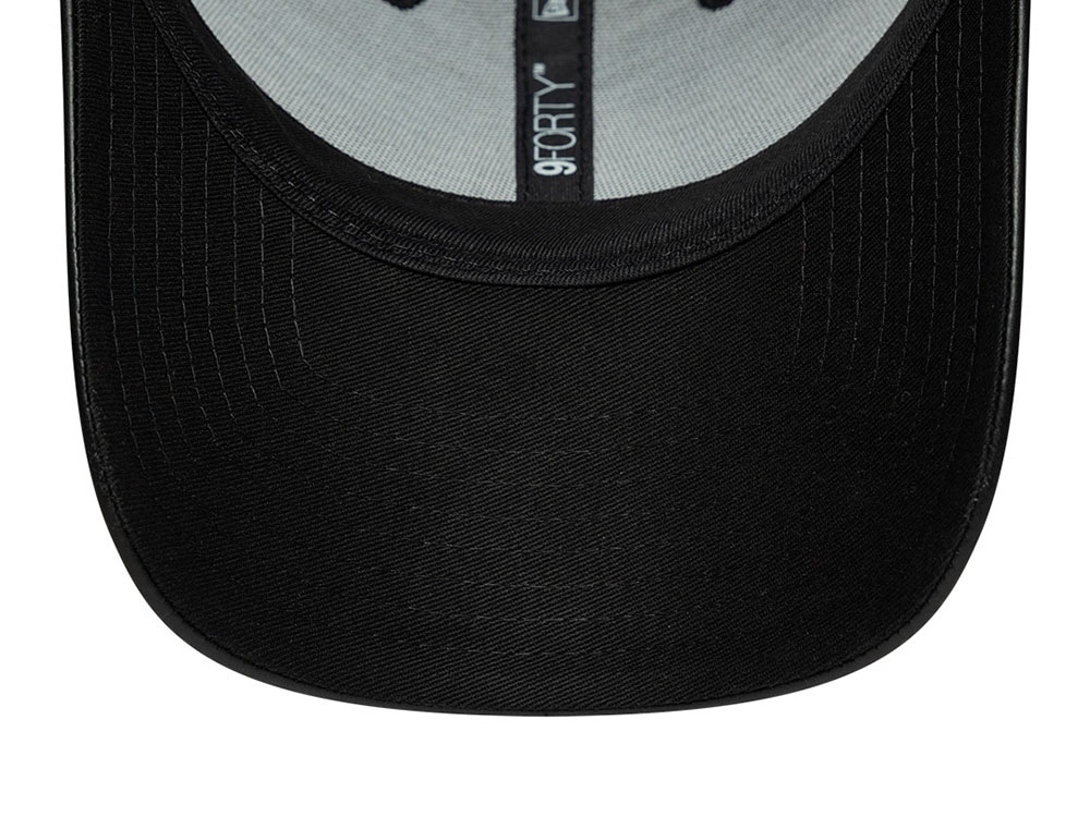 New Era Ac Milan Faux Leather Black Prime Edition 9Forty Adjustable Cap