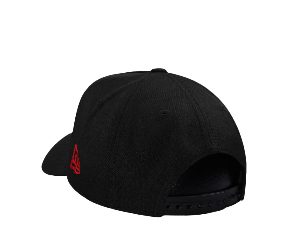 New Era Los Angeles Dodgers World Series Champs 2024 Black Red Edition 9Forty A Frame Snapback Cap