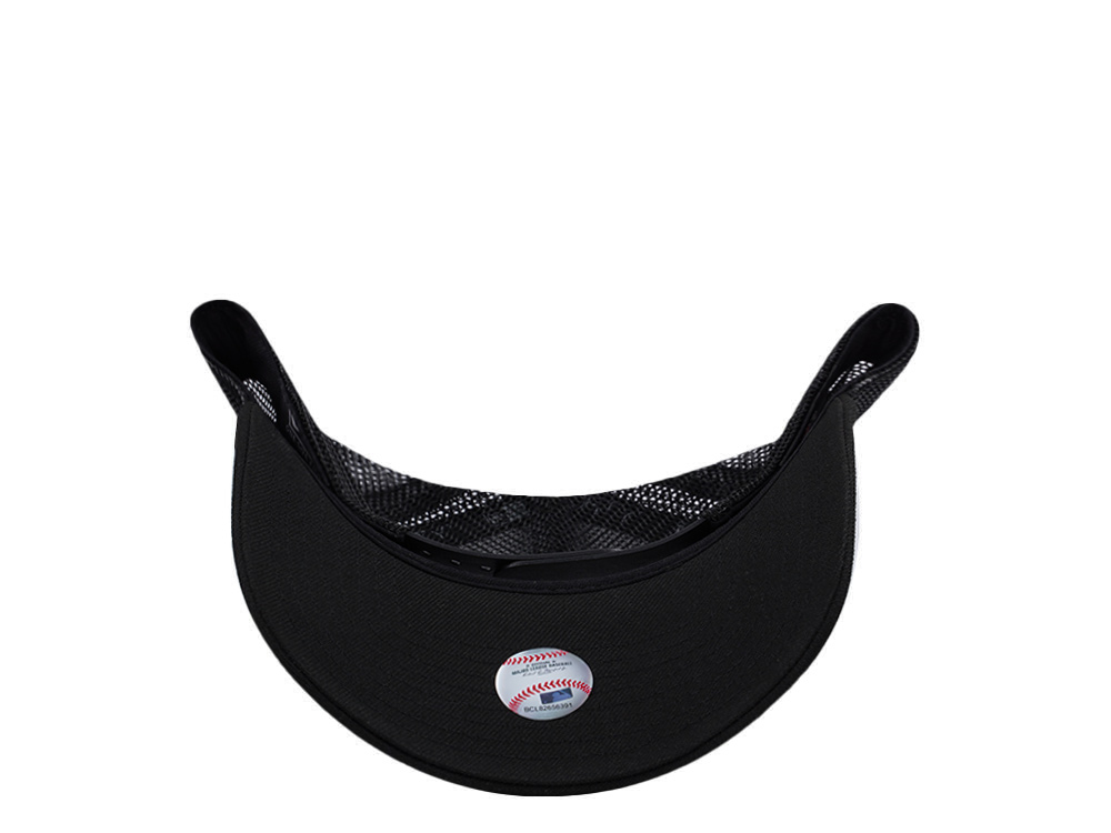 New Era Boston Red Sox Black On Black Edition 9Forty A Frame Trucker Snapback Cap