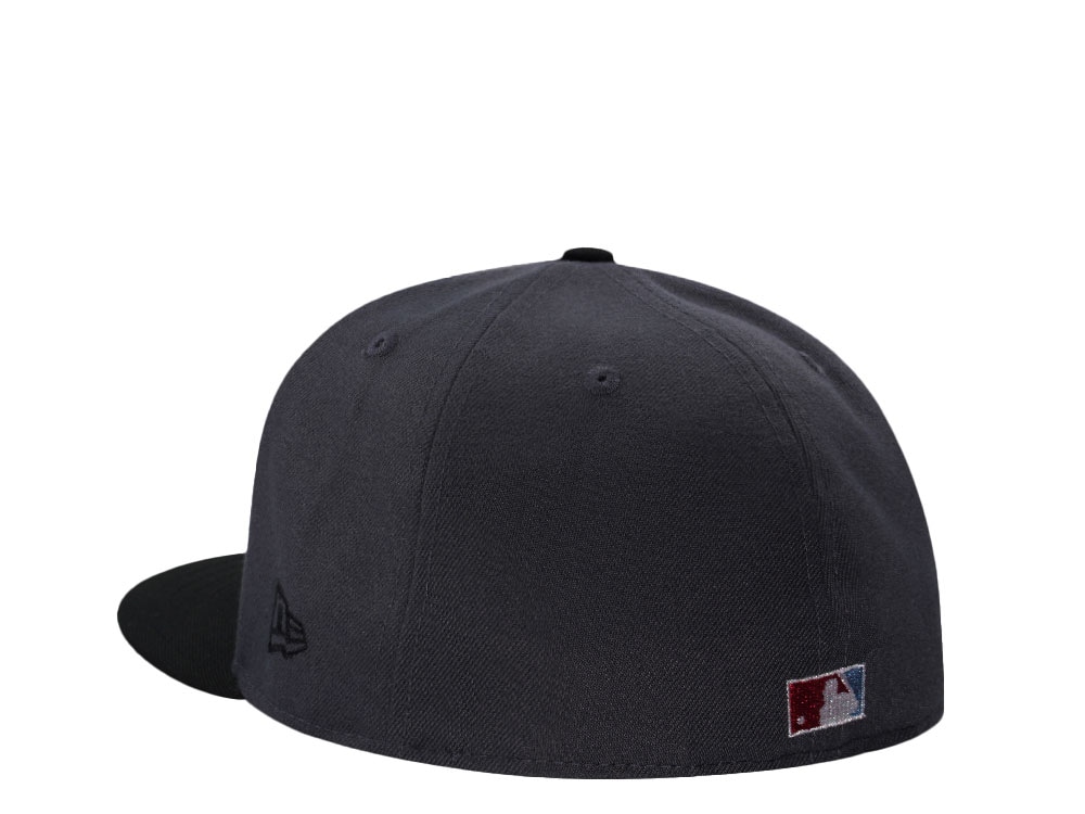 New Era Anaheim Angels 50th Anniversary Dark Gray Two Tone Edition 59Fifty Fitted Cap