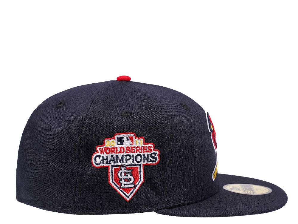 New Era St. Louis Cardinals World Series Champions 2011 Navy Edition 59Fifty Fitted Cap