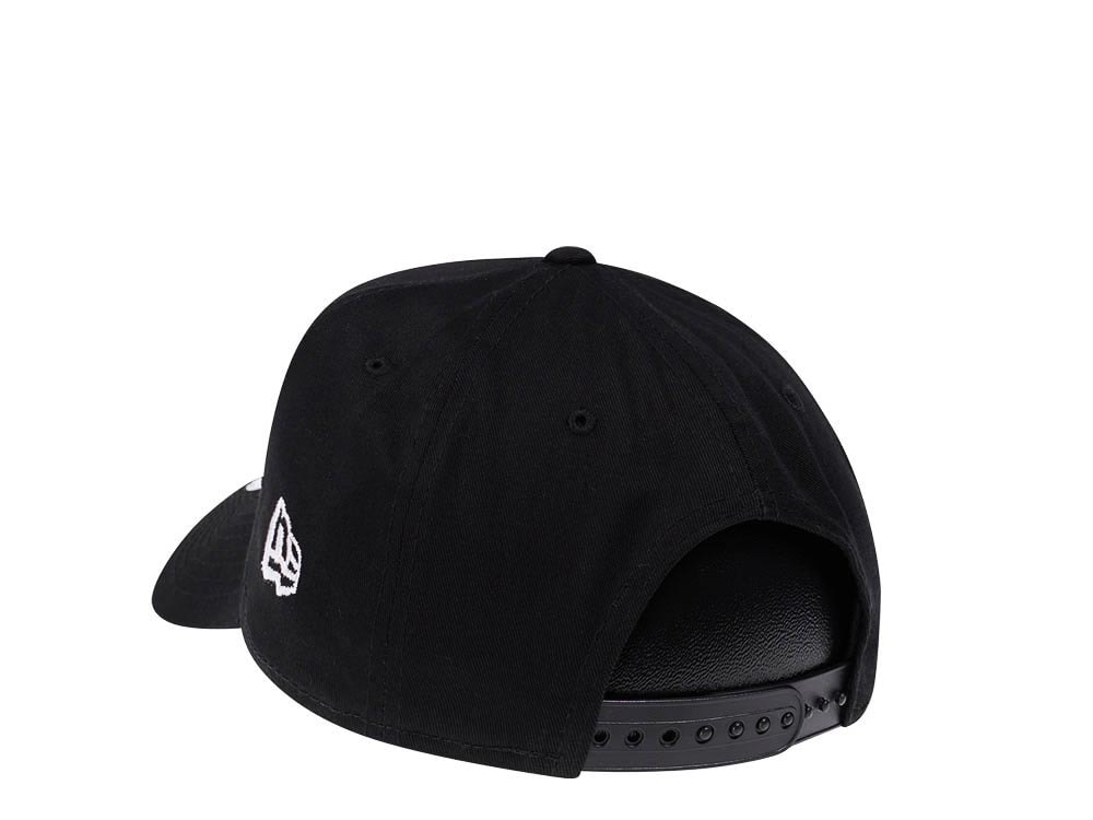 New Era Cleveland Guardians Black 9Forty A Frame Snapback Cap