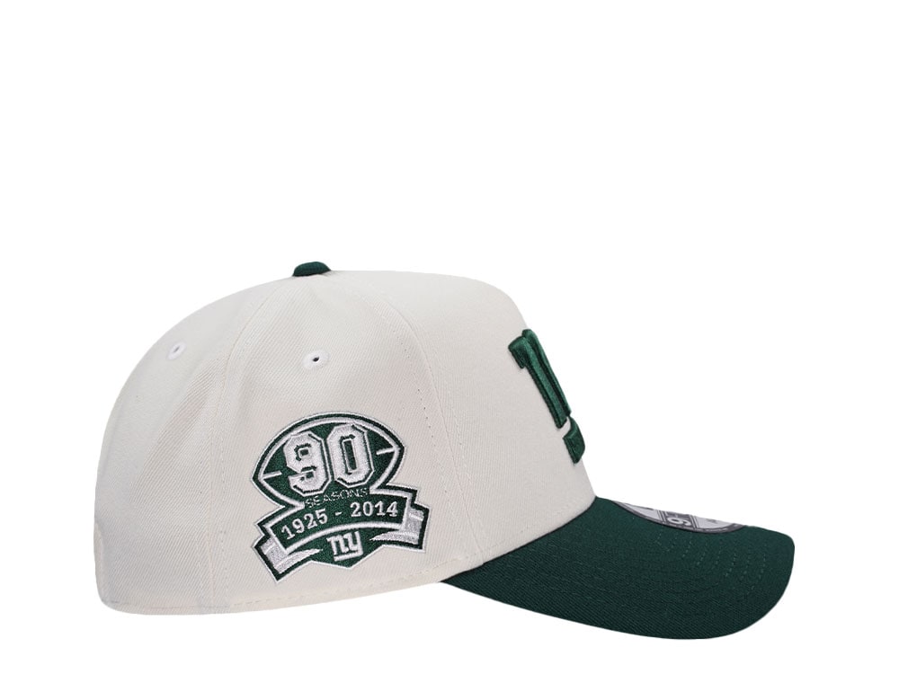New Era New York Giants 90 Seasons Chrome Two Tone Edition 9Forty A Frame Snapback Cap