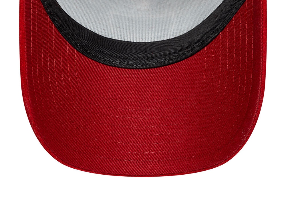 New Era Asroma Faux Suede Maroon Edition 9Forty A Frame Trucker Snapback Cap