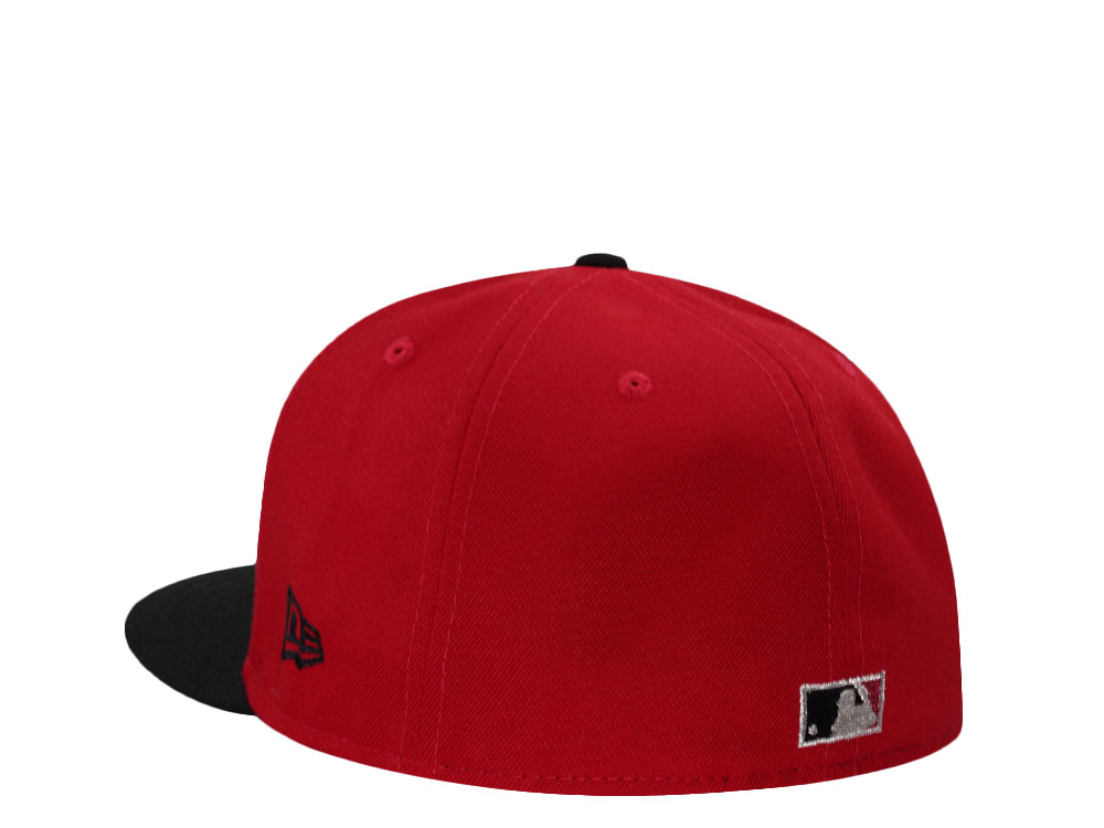 New Era Anaheim Angels 50th Anniversary Red Two Tone Edition 59Fifty Fitted Cap