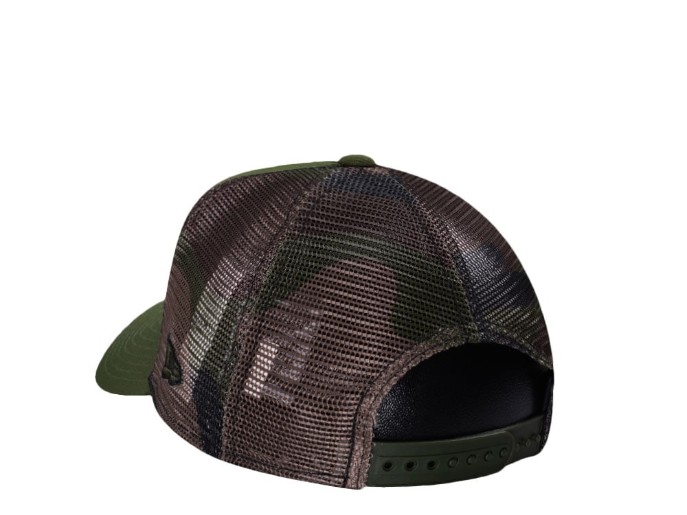 New Era Seattle Seahawks Green Camo Trucker Edition 9Forty A Frame Snapback Cap