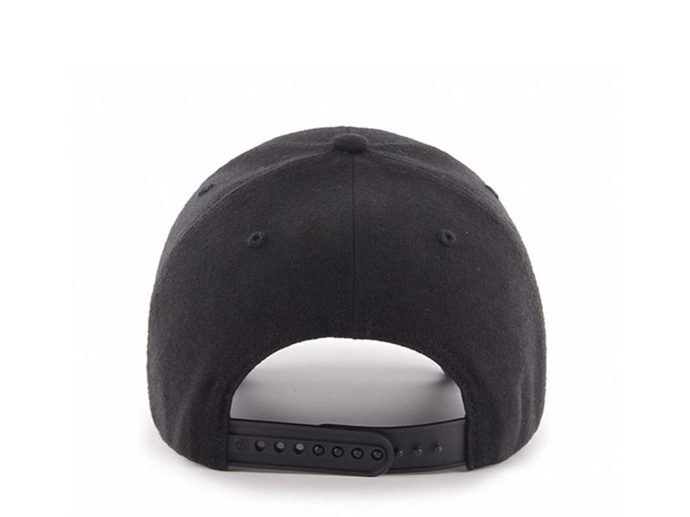 47Brand Atlanta Braves Black on Black Classic Snapback Cap