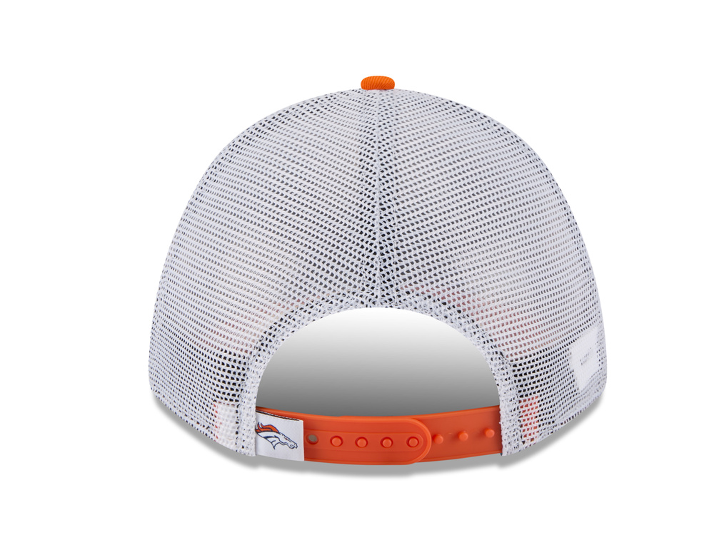 New Era Denver Broncos Official Team Color Edition 9Forty M Crown A Frame Trucker Snapback Cap