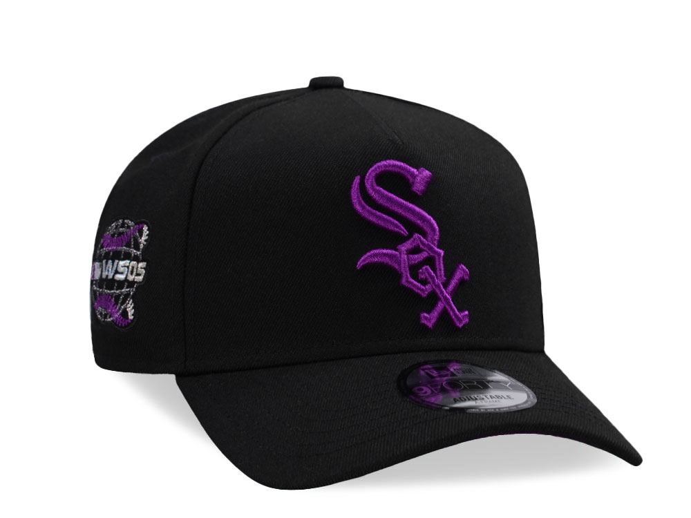 New Era Chicago White Sox World Series 2005 Purple Detail Edition 9Forty A Frame Snapback Cap