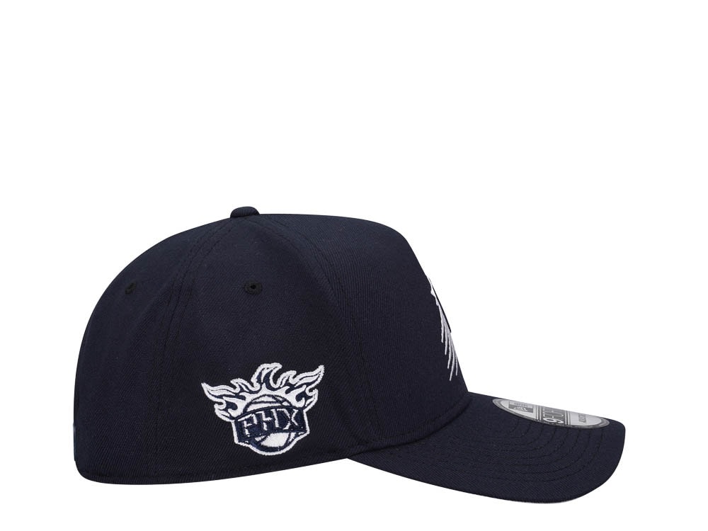 New Era Phoenix Suns C Dub Navy 9Forty A Frame Snapback Cap