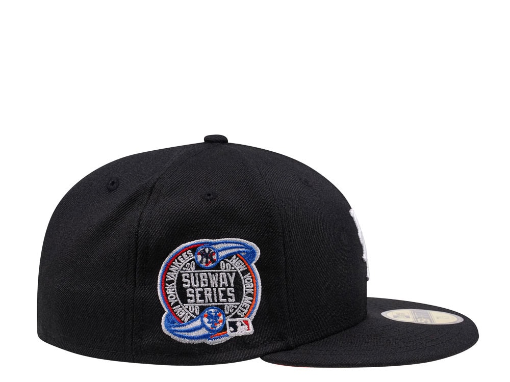 New Era New York Mets Subway Series Black and Red Edition 59Fifty Fitted Cap