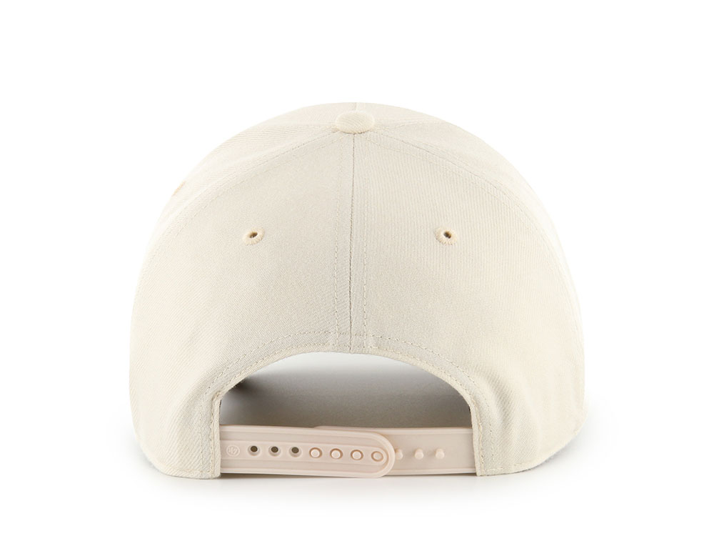 47 Brand Anaheim Ducks Ballpark White Offside Snapback Cap