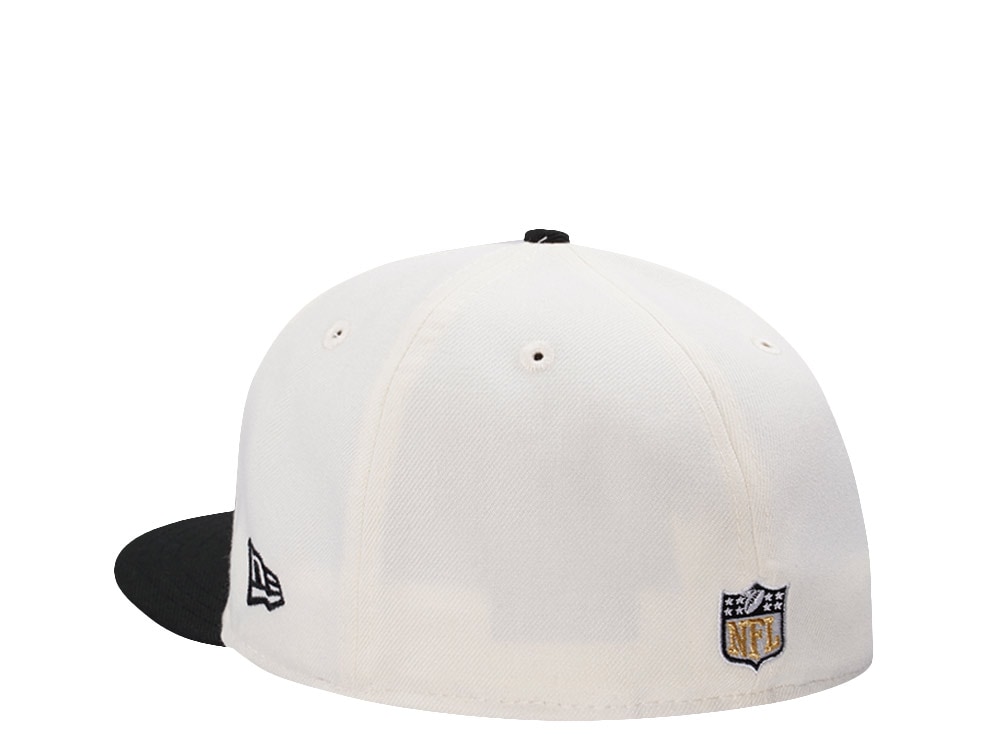 New Era New Orleans Saints Super Bowl XLIV Chrome Two Tone Edition 59Fifty Fitted Cap