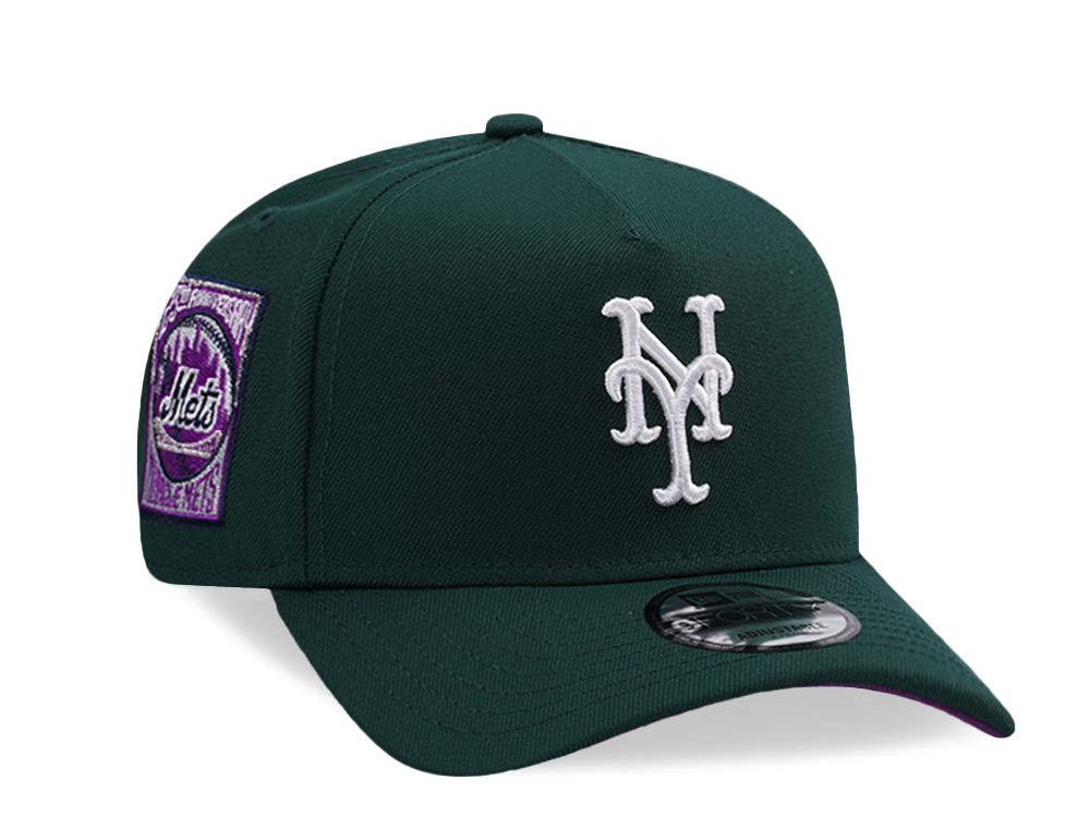 New Era New York Mets 25th Anniversary Dark Green Prime Edition 9Forty A Frame Snapback Cap