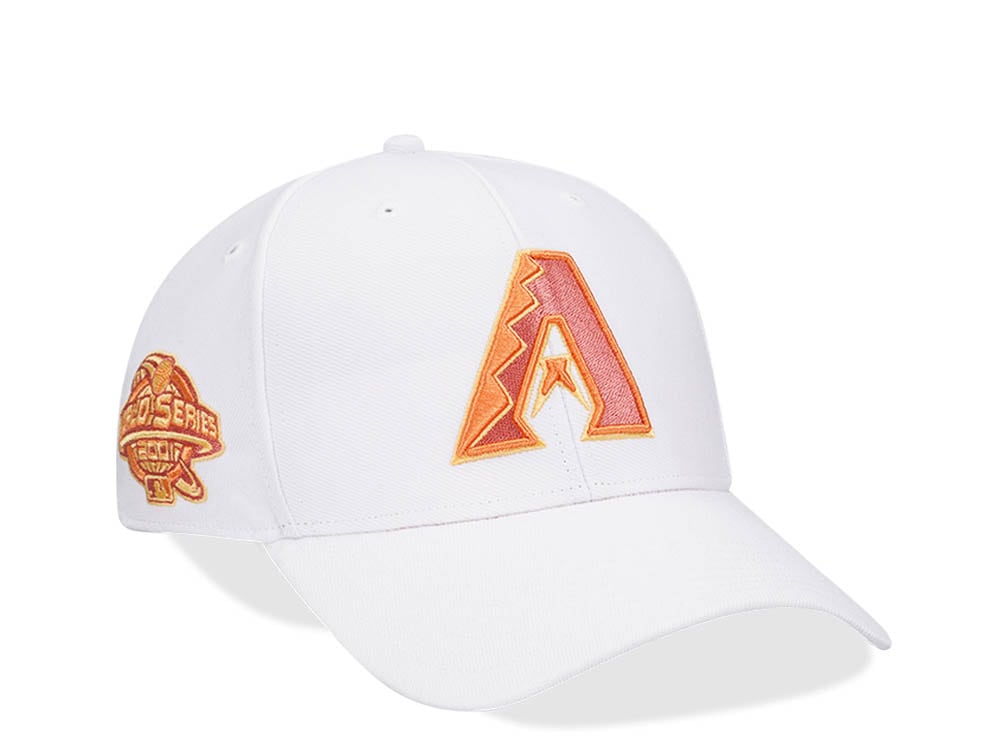 47Brand Arizona Diamondbacks World Series 2001 White Sure Shot MVP Snapback Cap