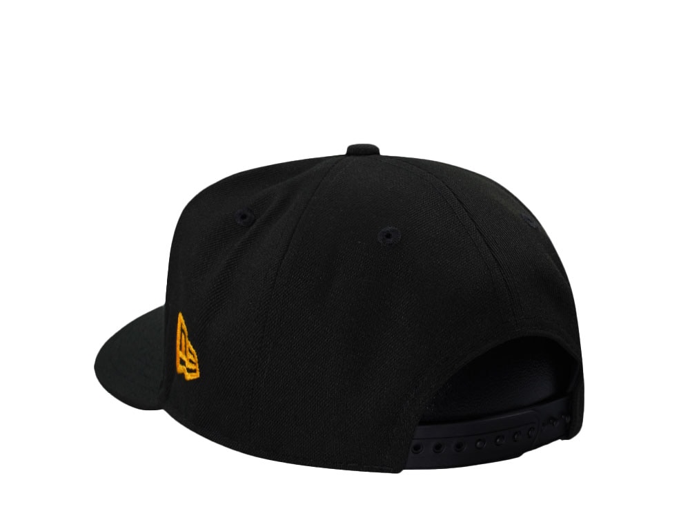 New Era Green Bay Packers Black Classic Edition 9Fifty A Frame Snapback Cap