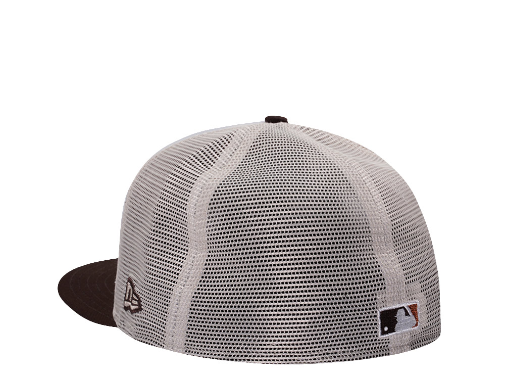 New Era Texas Rangers All Star Game 1995 Stone Two Tone Edition 59Fifty Trucker Fitted Cap