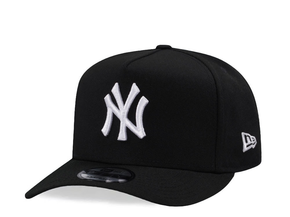 New Era New York Yankees Black Classic Edition 9Fifty A Frame Snapback Cap
