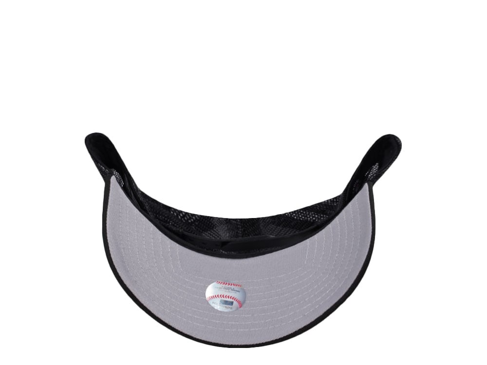 New Era Chicago White Sox Black Metallic Trucker Edition 9Forty A Frame Snapback Cap