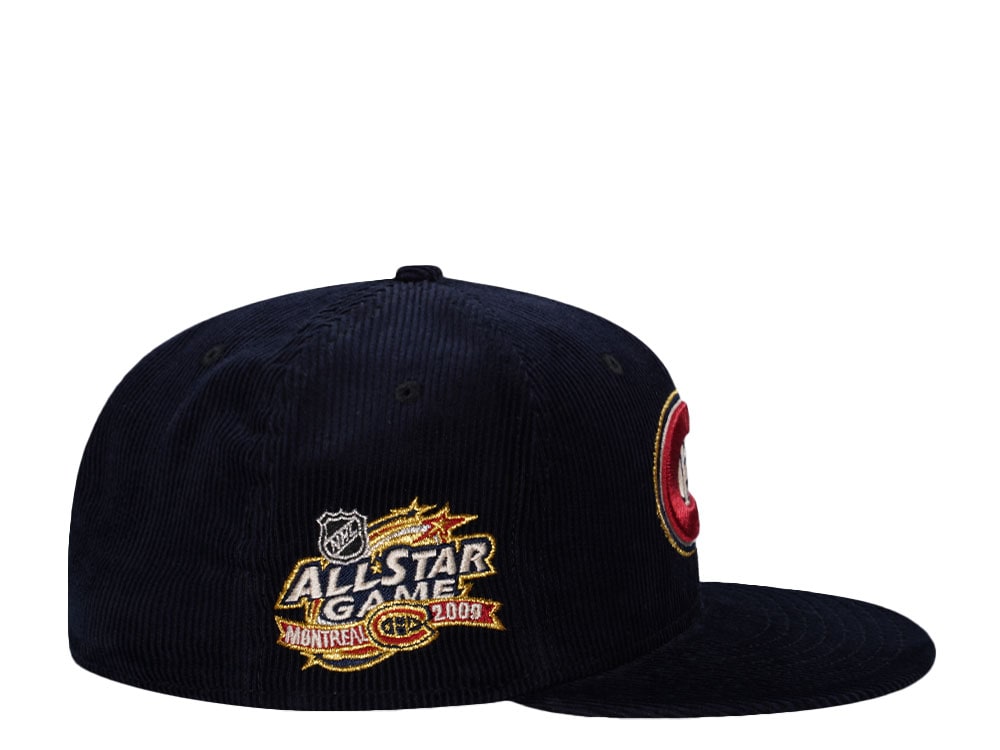 New Era Montreal Canadiens All Star Game 2009 Navy Corduroy Prime Edition 59Fifty Fitted Cap
