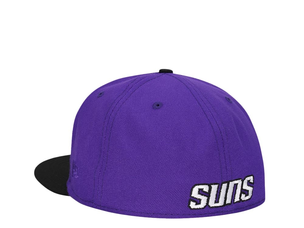 New Era Phoenix Suns Purple Black Two Tone Edition 59Fifty Fitted Cap