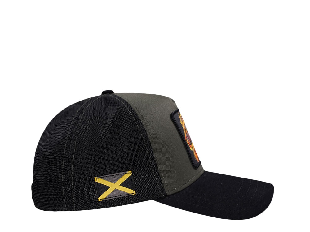 Capslab Natrual Mystik Lion Trucker Snapback Cap