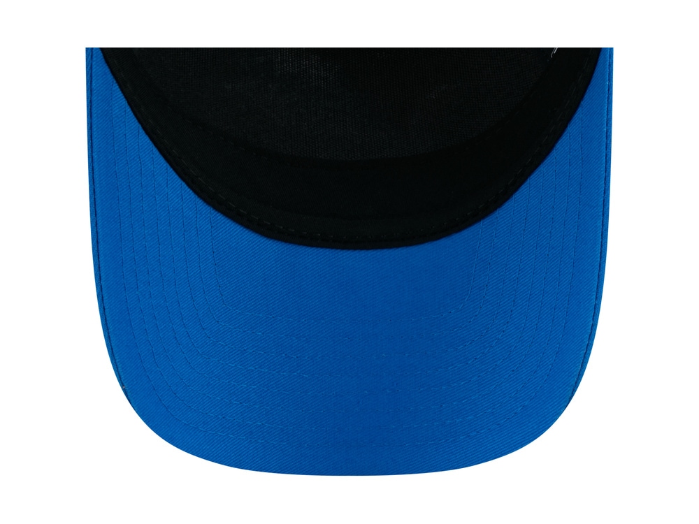 New Era Detroit Lions Official Team Color Edition 9Forty M Crown A Frame Trucker Snapback Cap