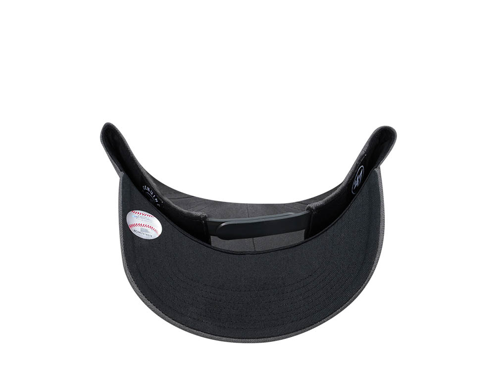 47Brand Los Angeles Dodgers Charcoal Cold Zone MVP DP Snapback Cap