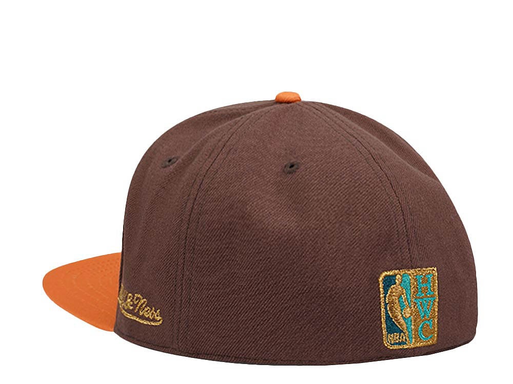 Mitchell & Ness Milwaukee Bucks 30th Anniversary Copper Top Hardwood Classic Dynasty Fitted Cap