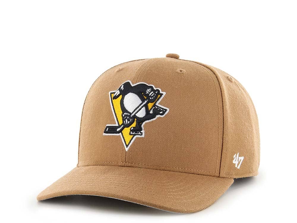 47Brand Pittsburgh Penguins Classic DP Camel Snapback Cap