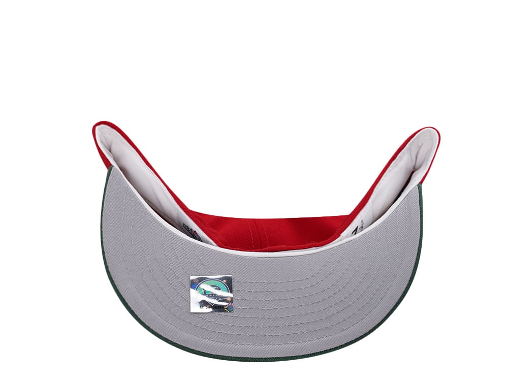 New Era Augusta Greenjackets Scarlet Edition 59Fifty Fitted Cap