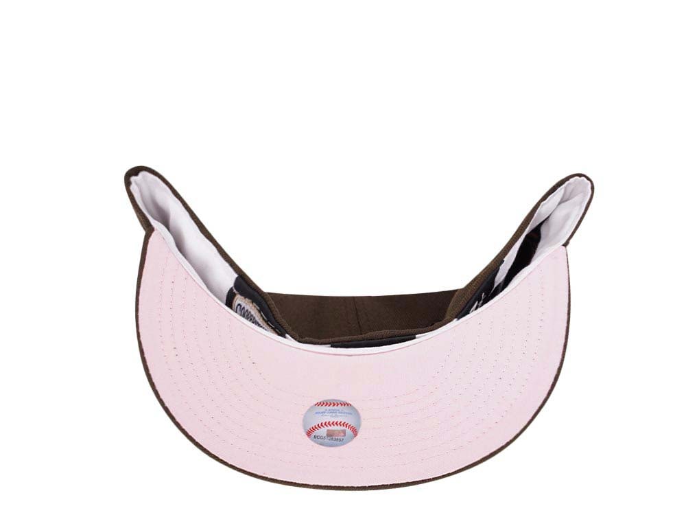 New Era Miami Marlins World Series 2003 Champions Coffee Pink Edition 59Fifty Fitted Cap