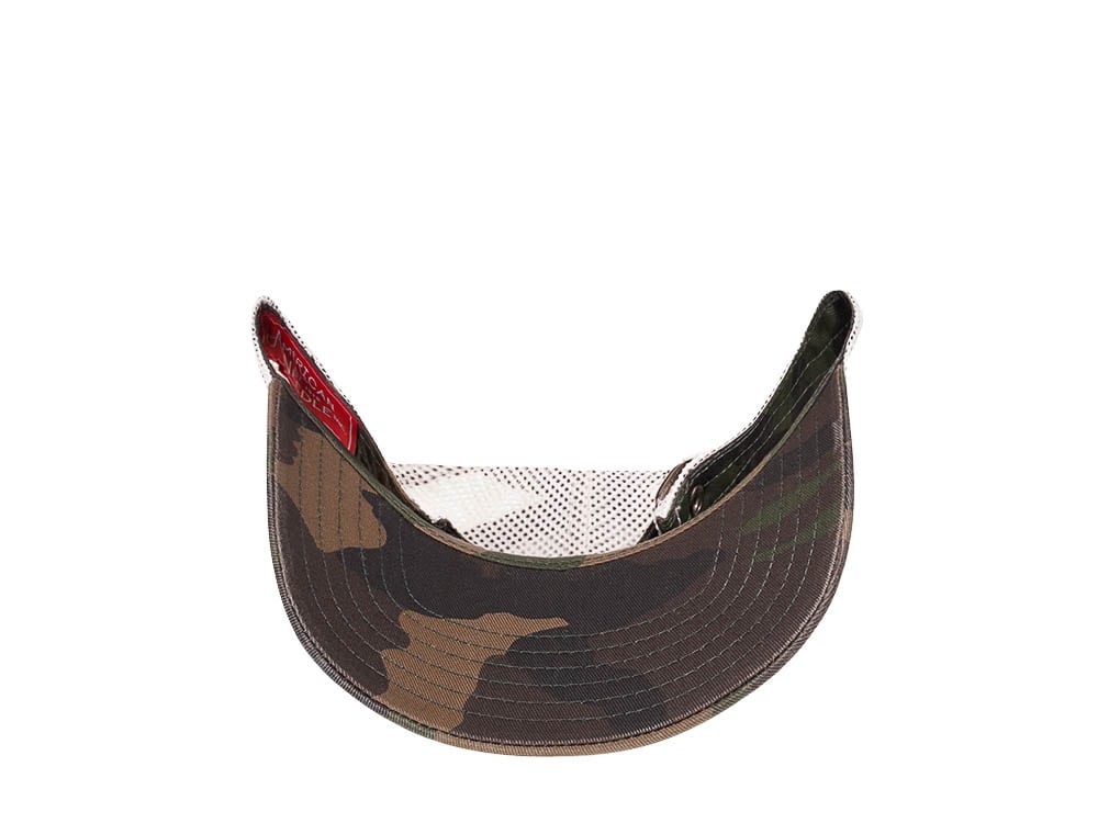 American Needle California Republic Camouflage Trucker Strapback Cap