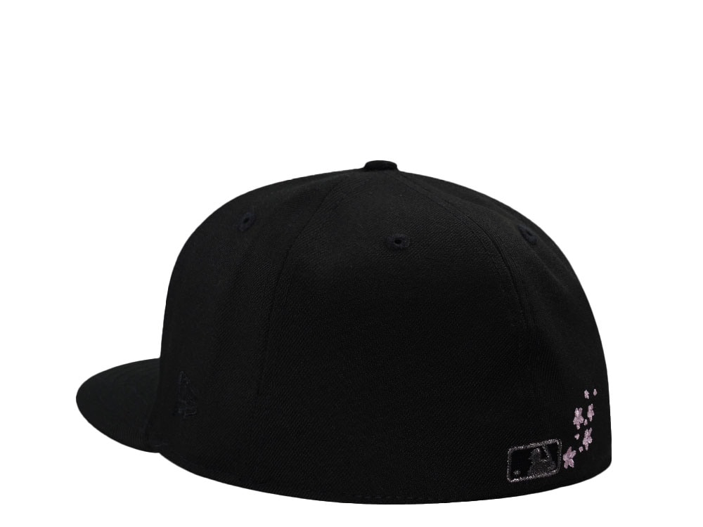 New Era Atlanta Braves Sakura Black Prime Edition 59Fifty Fitted Cap