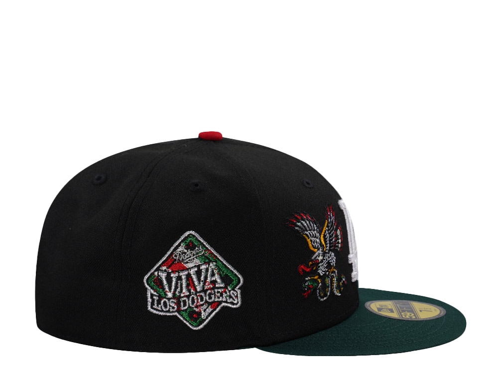New Era Los Angeles Dodgers Viva Eagle Black Two Tone Edition 59Fifty Fitted Cap