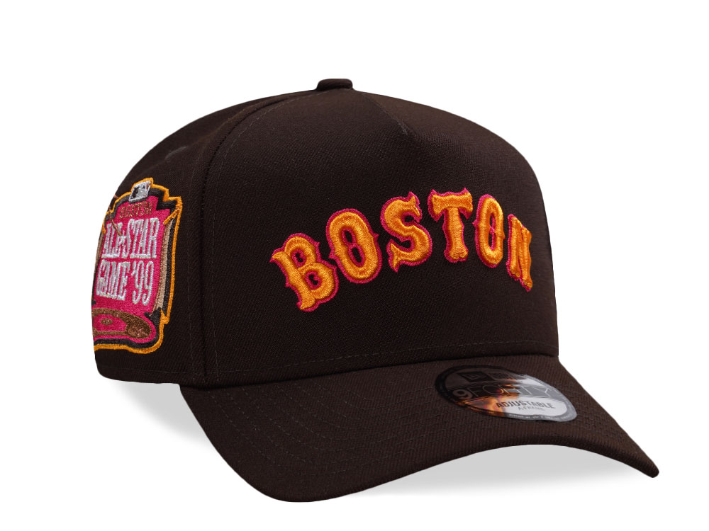New Era Boston Red Sox All Star Game 1999 Burnt Wood Prime Edition 9Forty A Frame Snapback Cap