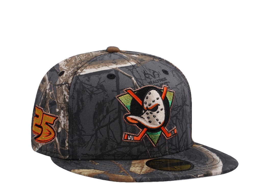 New Era Anaheim Ducks 25th Anniversary Realtree Prime Edition 59Fifty Fitted Cap