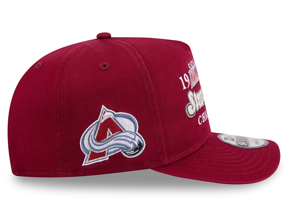 New Era Colorado Avalanche Stanley Cup Champions 1996 Historic Maroon Edition 9Fifty A Frame Snapback Cap