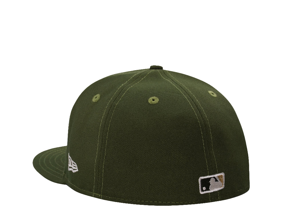 New Era Los Angeles Dodgers Stadium 40th Anniversary Olive Prime Edition 59Fifty Fitted Cap