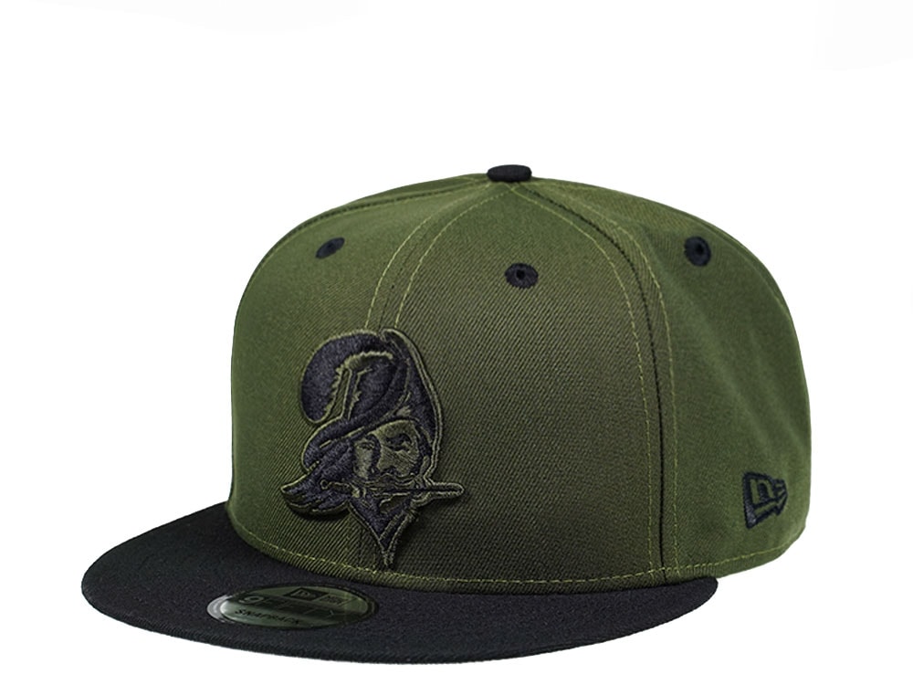 New Era Tampa Bay Buccaneers Olive Black Edition 9Fifty Snapback Cap
