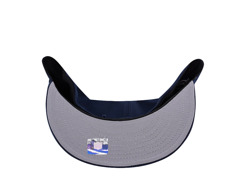 New Era Tennessee Titans 10th Anniversary Ocean Blue Prime Edition 59Fifty Fitted Cap