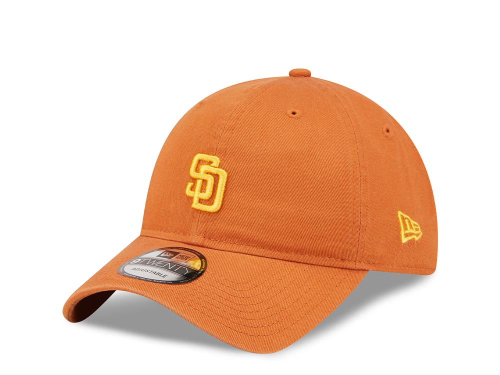 New Era San Diego Padres Mini Logo Brown 9Twenty Strapback Cap