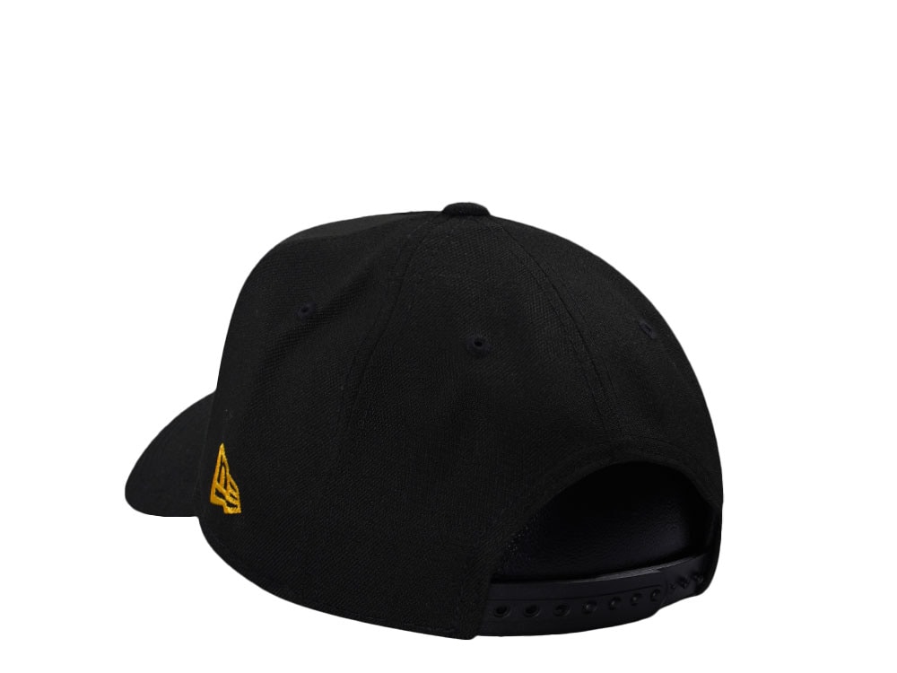 New Era Los Angeles Lakers Goat Flag Black Edition 9Forty A Frame Snapback Cap