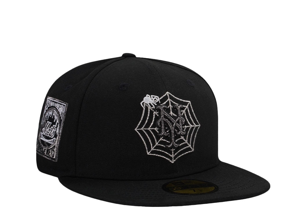 New Era New York Mets 25th Anniversary Black Prime Edition 59Fifty Fitted Cap