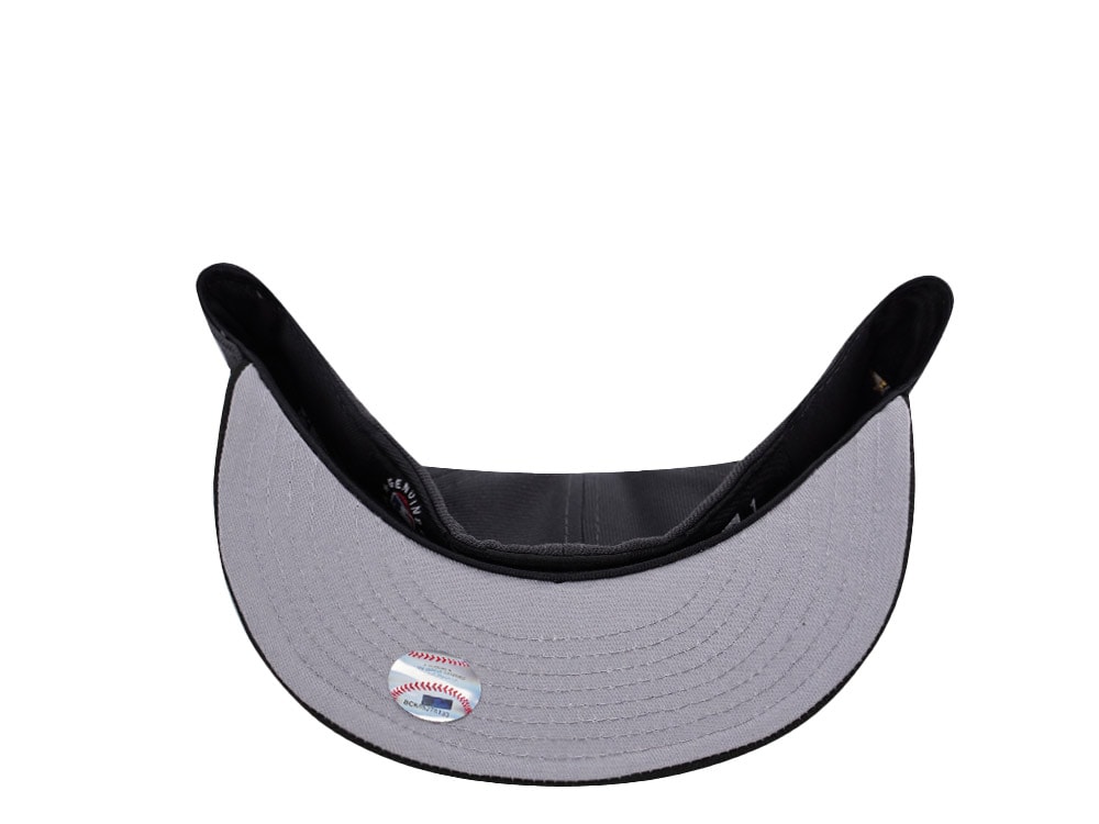 New Era Chicago Cubs Metallic Dark Graphite Two Tone Edition 59Fifty Fitted Cap